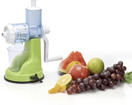 ANJALI Plastic Multi Purpose Juicer Hand Juicer  (White, Green) - Image 4